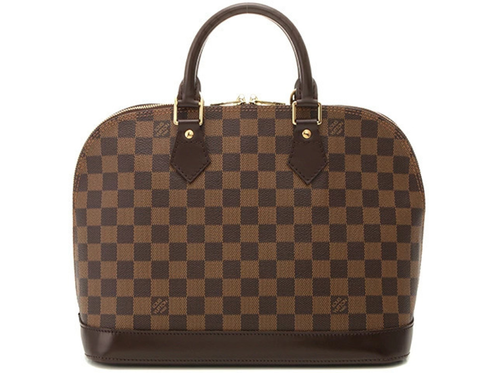 LOUIS VUITTON Alma handbag Damier Ebene Brown